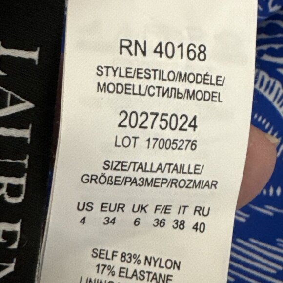 Lauren Ralph Lauren Women's 4 Underwire Slimming Support Tankini Swim Top NWT - Picture 13 of 16